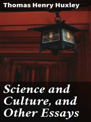 cover image of Science and Culture, and Other Essays